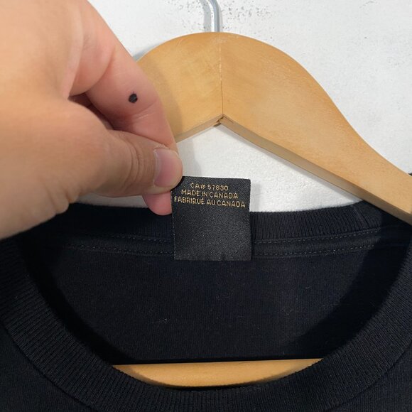 Octobers Very Own Classic Logo Long Sleeve Crew Tee Black men's size small - Picture 5 of 7